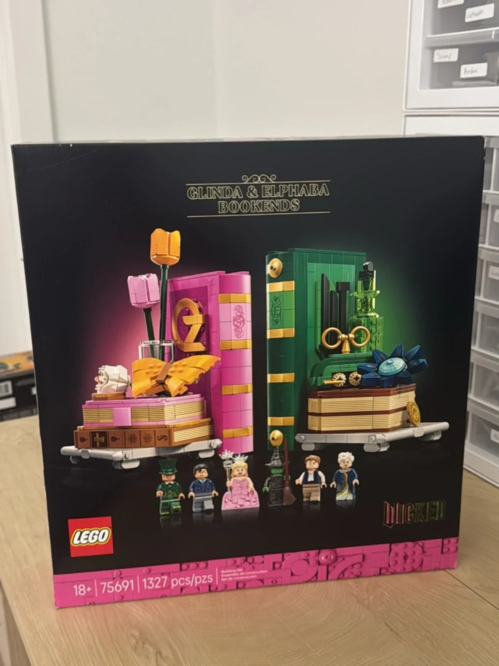 LEGO Wicked Glinda & Elphaba Bookends 75691 – New & Factory Sealed